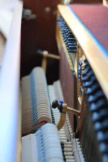 Showing Strings and Hammers